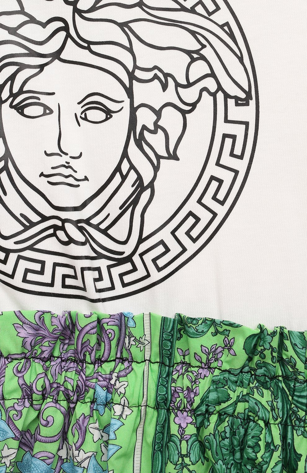 Хлопковое платье VERSACE, арт. 1000327/1A00337/4A-6A, фото 3