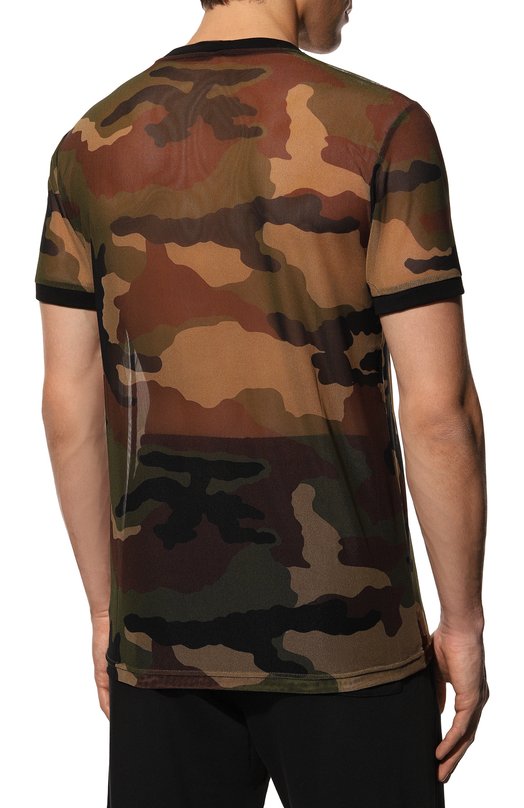 Хлопковая футболка Moschino Зелёный, фото 4