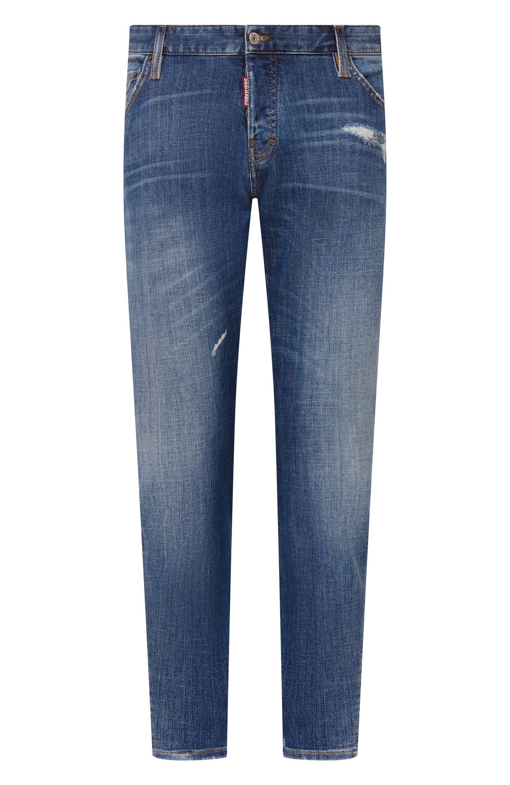 Джинсы slim twist DSQUARED2 синего цвета по цене 59350 руб., арт. S74LB1871/S30872, фото 1 Джинсы slim twist DSQUARED2, арт. S74LB1871/S30872, фото 1