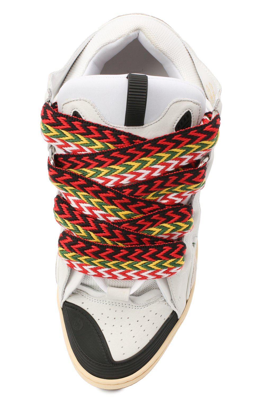 Комбинированные кеды LANVIN белого цвета по цене 99350 руб., арт. FM-SKRK11-DRAG-A20, фото 5 Комбинированные кеды LANVIN, арт. FM-SKRK11-DRAG-A20, фото 5