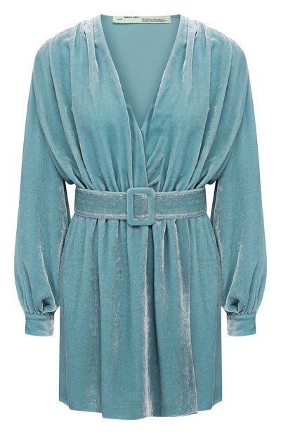 Бархатное платье OFF-WHITE, арт. 0WDB134S195230443100, фото 1