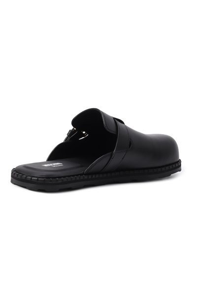 Кожаные сабо MOSCHINO, арт. MA10152G10/MF0, фото 5