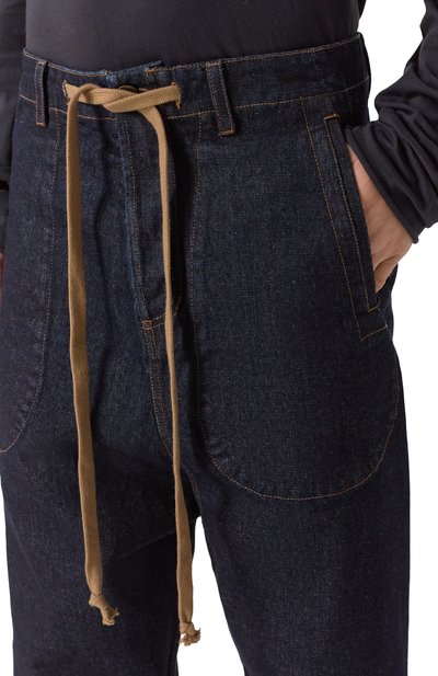 Джинсы UMA WANG темно-синего цвета по цене 61800 руб., арт. UM3530, фото 5 Джинсы UMA WANG, арт. UM3530, фото 5