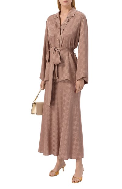 Женская шелковая юбка ELIE SAAB, арт. SK269NRC26/VI007