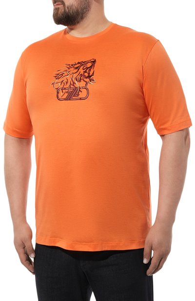 Хлопковая футболка ZILLI, арт. MBZ-NT580-LE0N1/MC01/62-64, фото 3