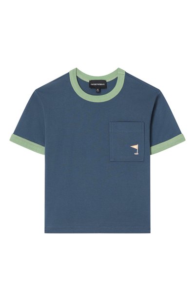 Хлопковая футболка EMPORIO ARMANI, арт. EB000394/AF14768