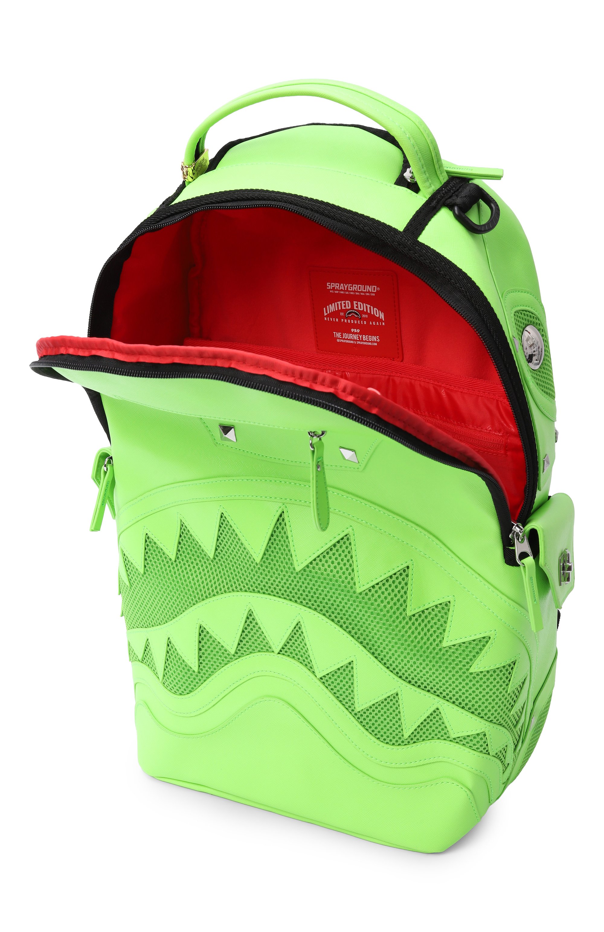Рюкзак shockwave unit-01 SPRAYGROUND, арт. 910B8310NSZ/GREEN MEANIE BACKPACK, фото 3