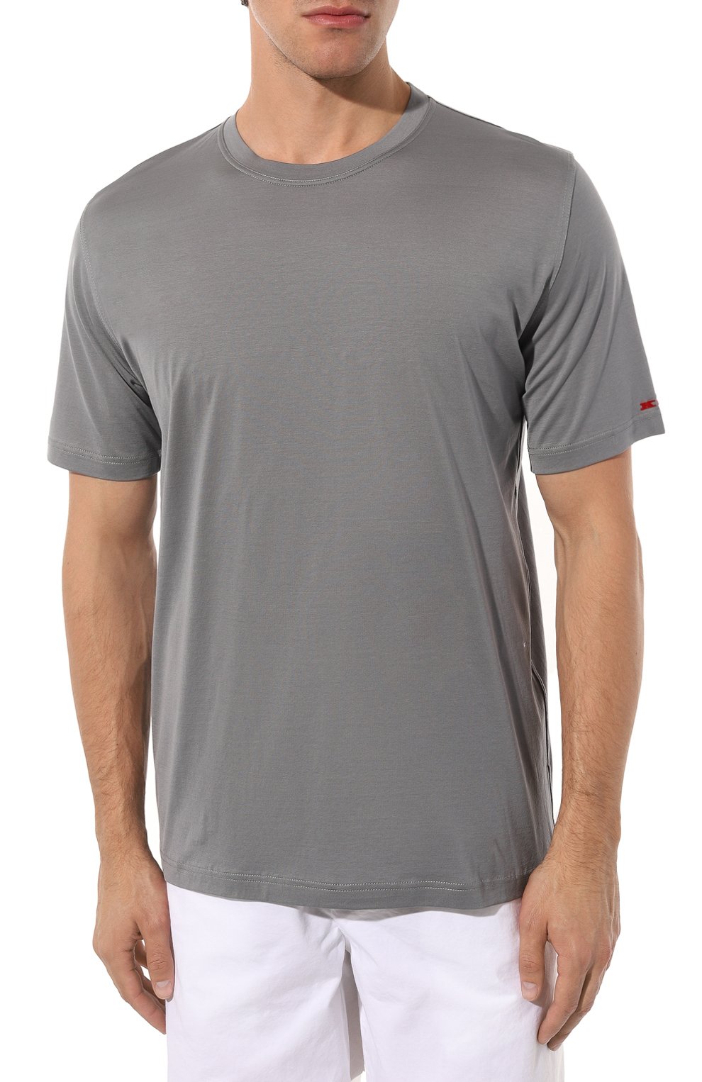 Хлопковая футболка KITON, арт. UK1165W23, фото 3