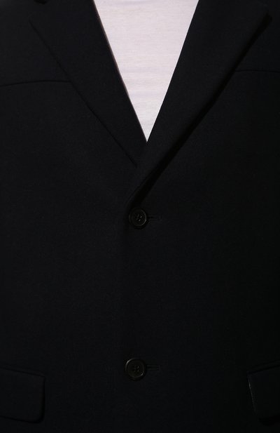 Пальто из шерсти и кашемира PRADA, арт. UC420D-1UPM-F0008-192, фото 5