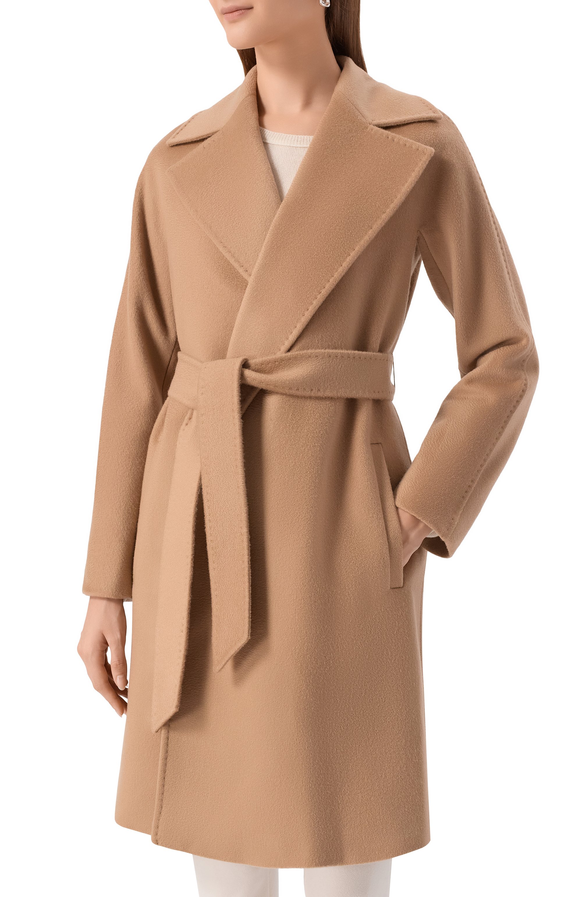 Шерстяное пальто MAX MARA STUDIO, арт. DRAVENNA, фото 3