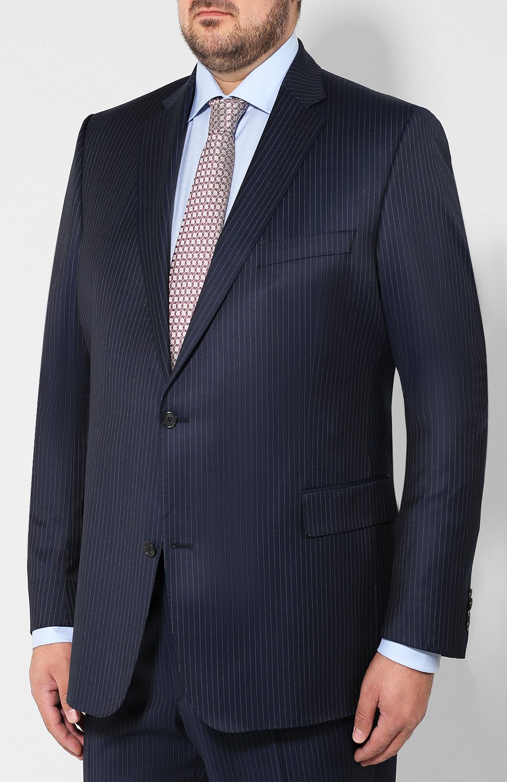 Шерстяной костюм с пиджаком на двух пуговицах EDUARD DRESSLER, арт. NR12/12045, фото 2