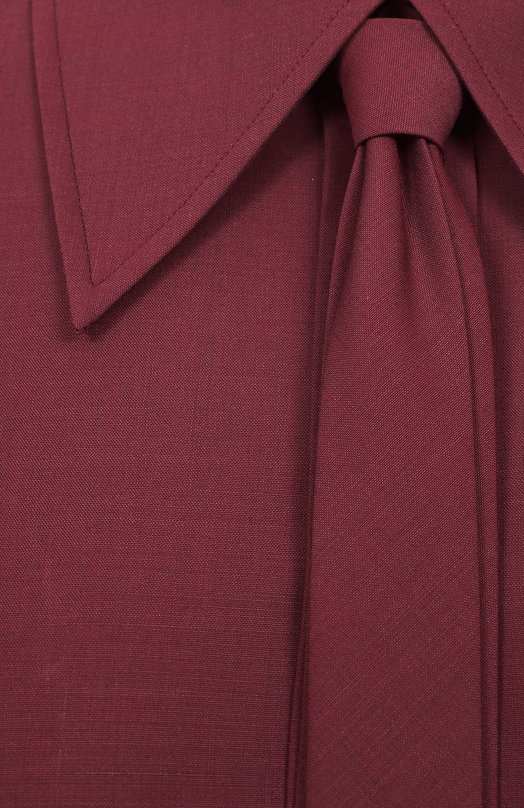 Шерстяная рубашка Jil Sander J03DL0196-J40220 Бордовый  J03DL0196-J40220 Фото 6