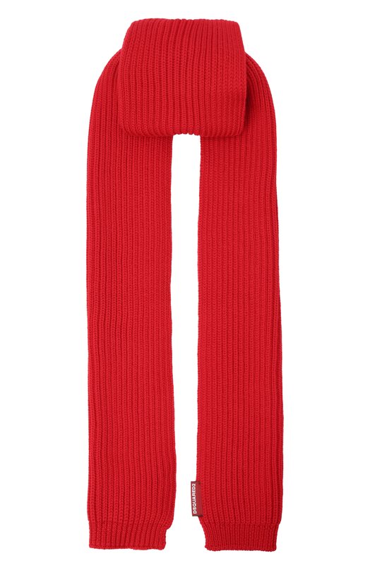 Шерстяной комплект из шапки и шарфа Dsquared2 GBM0003/01W00001 Красный  GBM0003/01W00001 Фото 5