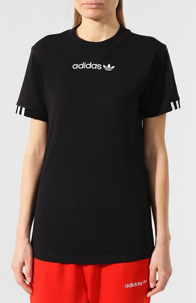 Хлопковая футболка ADIDAS ORIGINALS, арт. DU7190, фото 3