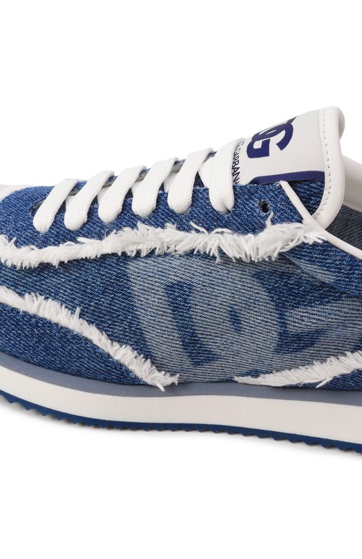 Текстильные кроссовки DG Cushion Dolce & Gabbana CK2288/A6D44 Синий  CK2288/A6D44 Фото 7