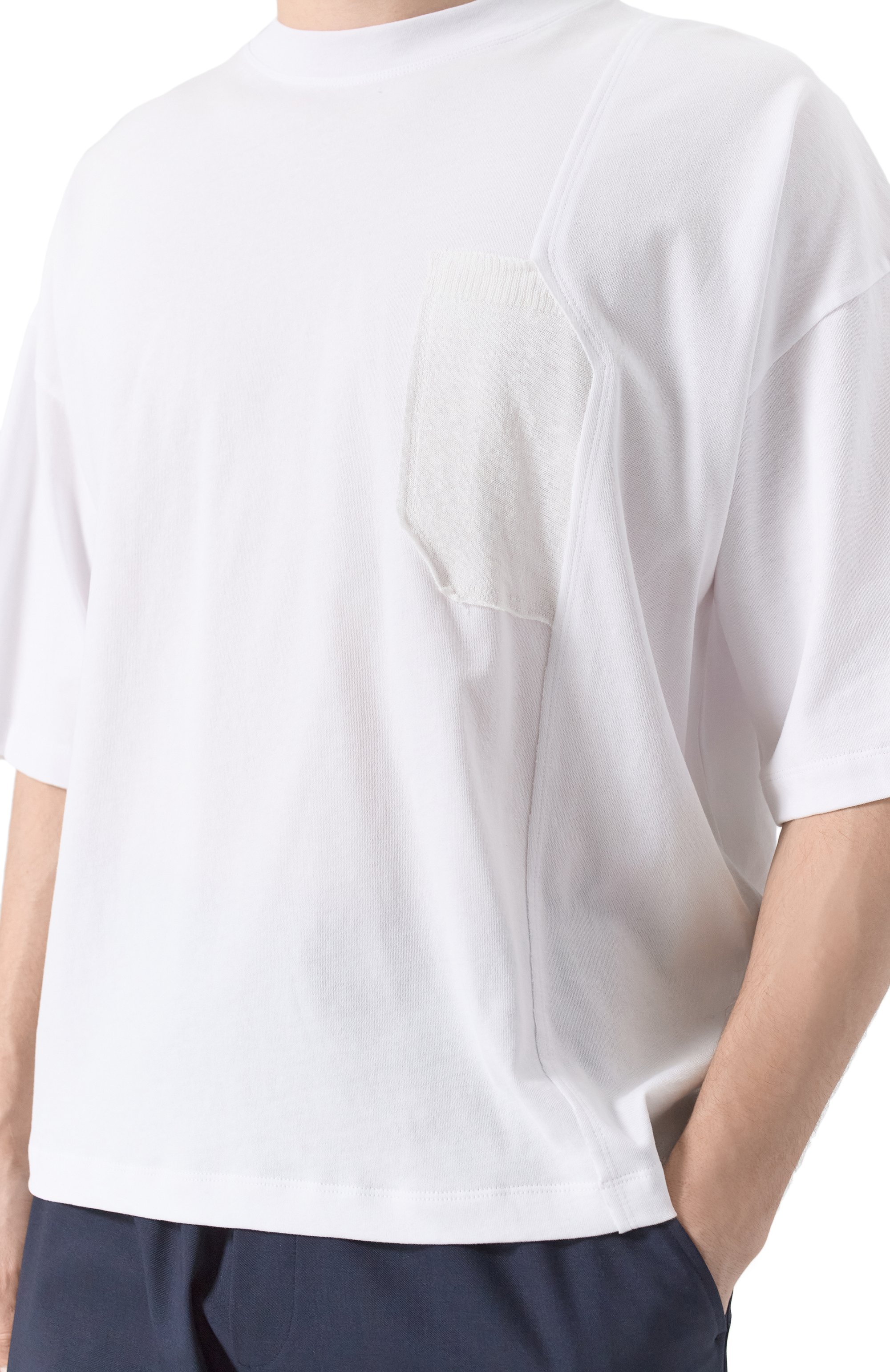 Хлопковая футболка ISABEL BENENATO, арт. UJ02S25, фото 5