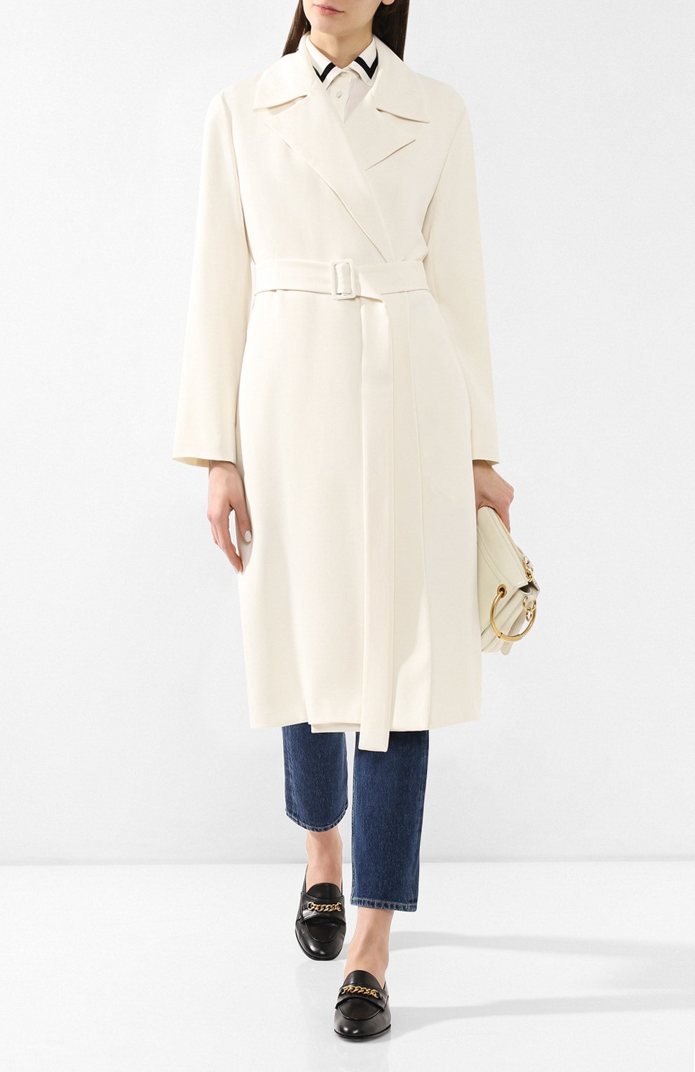 Пальто с поясом THEORY, арт. J0109408, фото 2