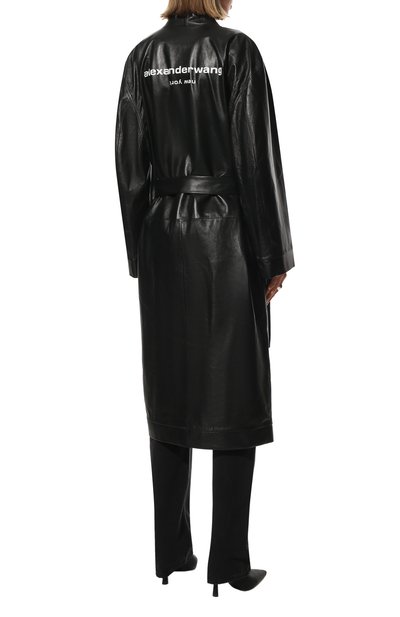 Кожаное пальто ALEXANDER WANG, арт. 1WC1222351, фото 4