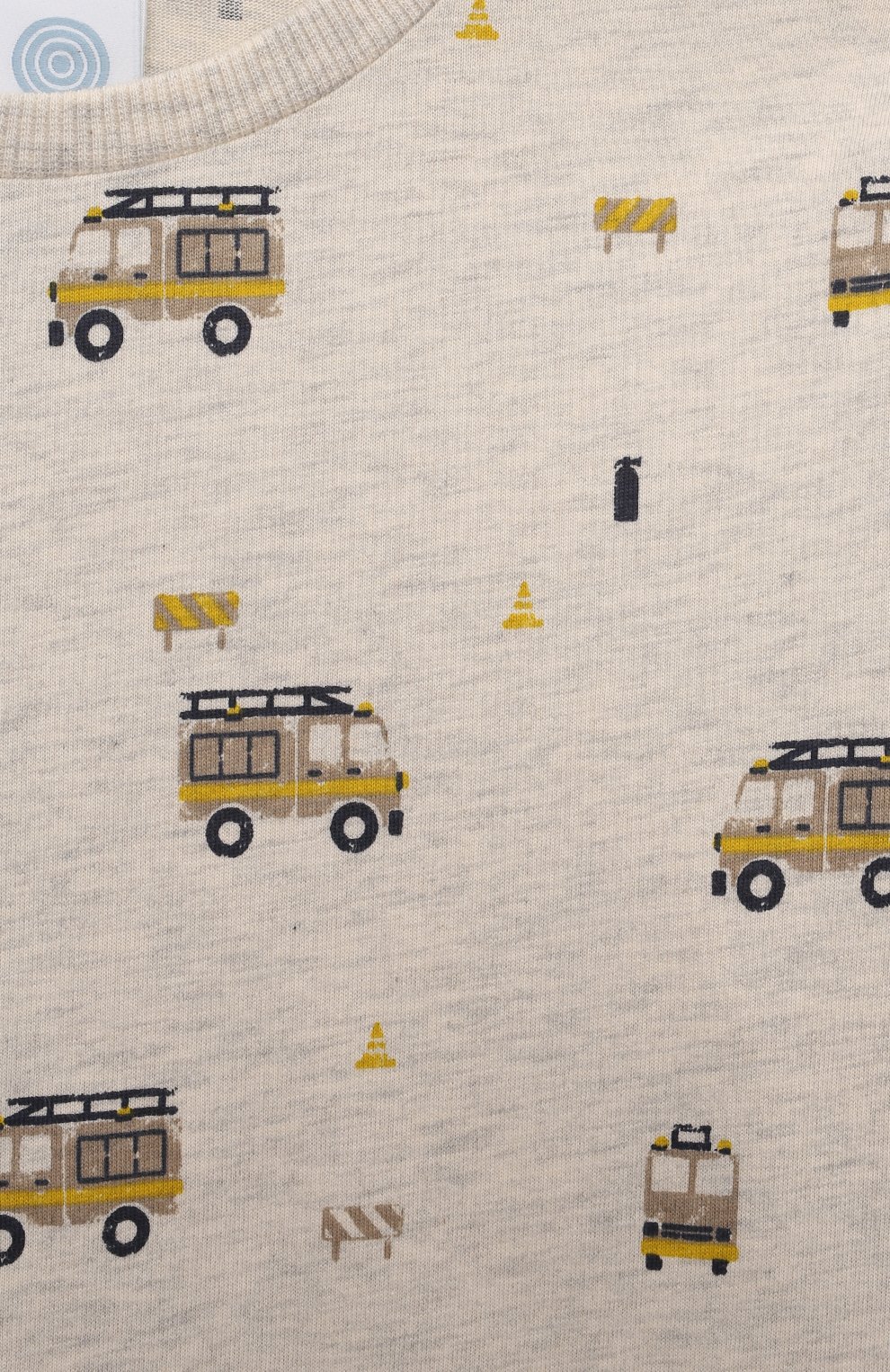 Хлопковая пижама SANETTA серого цвета по цене 6870 руб., арт. 233369, фото 4 Хлопковая пижама SANETTA, арт. 233369, фото 4