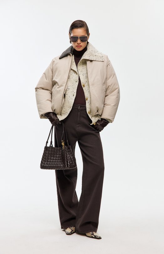 Шерстяной кардиган Bottega Veneta 838107/V5LV0 Кремовый  838107/V5LV0 Фото 6