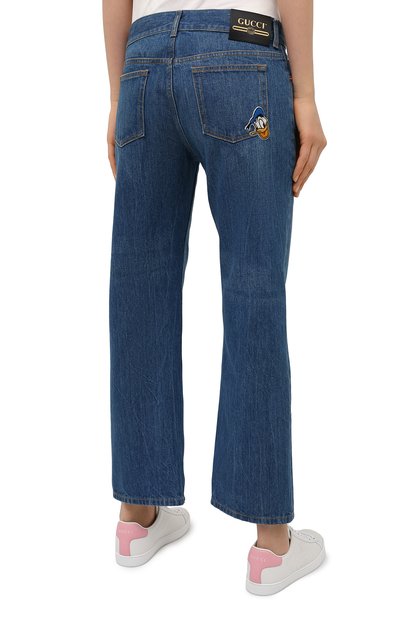Джинсы GUCCI синего цвета по цене 84960 руб., арт. 628919/XDBK0, фото 4 Джинсы GUCCI, арт. 628919/XDBK0, фото 4