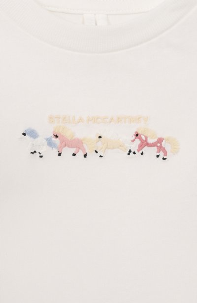 Хлопковая футболка STELLA MCCARTNEY, арт. TZ8031, фото 3