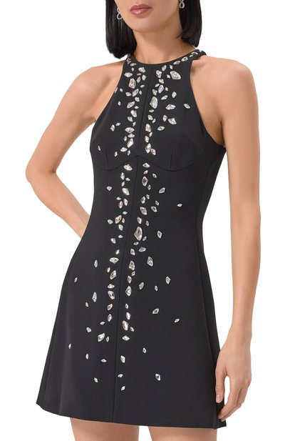 Платье с отделкой стразами DAVID KOMA, арт. RE25DK25DA, фото 3