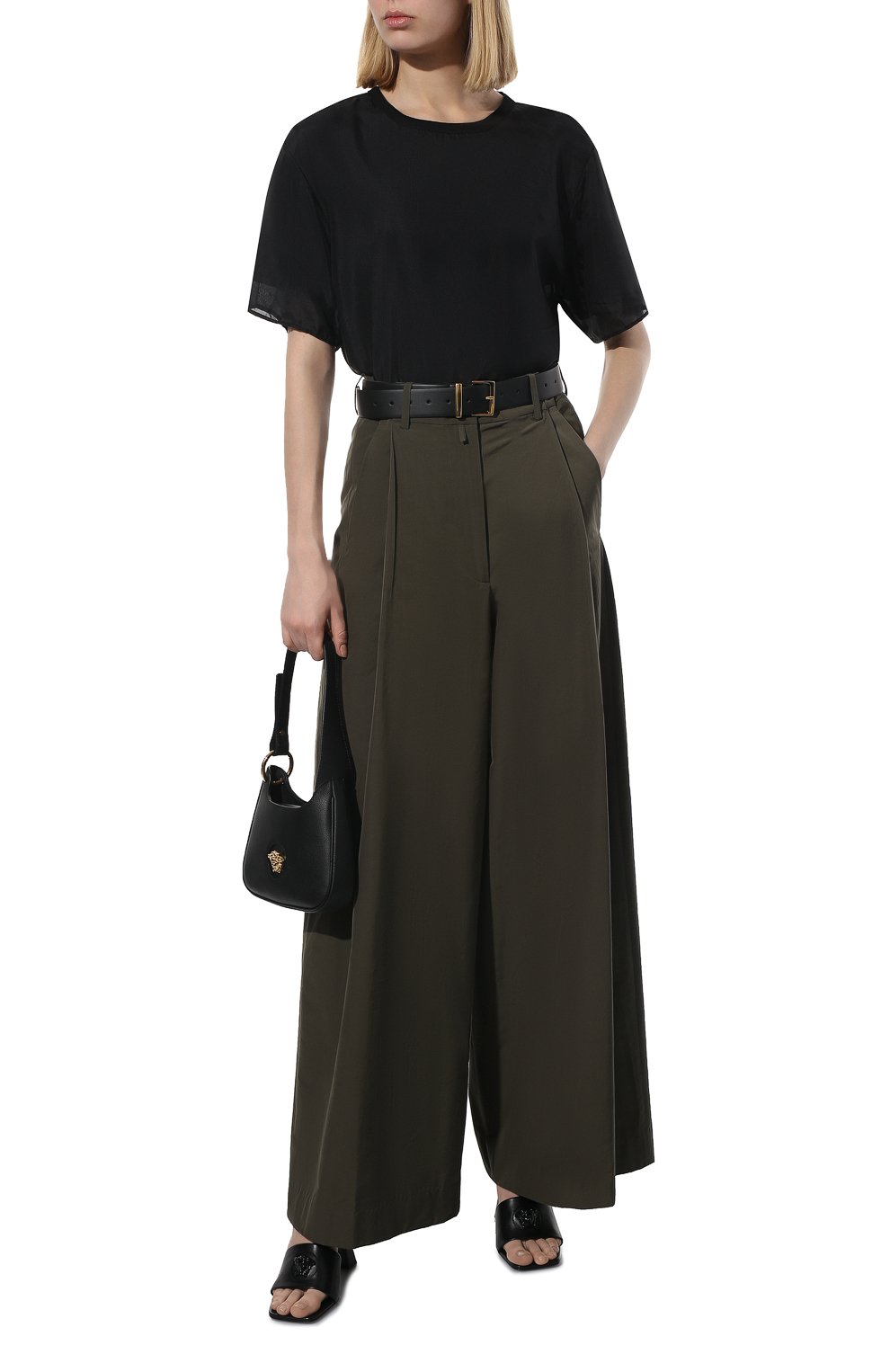 Футболка из хлопка и шелка DRIES VAN NOTEN, арт. 221-031101-4627, фото 2