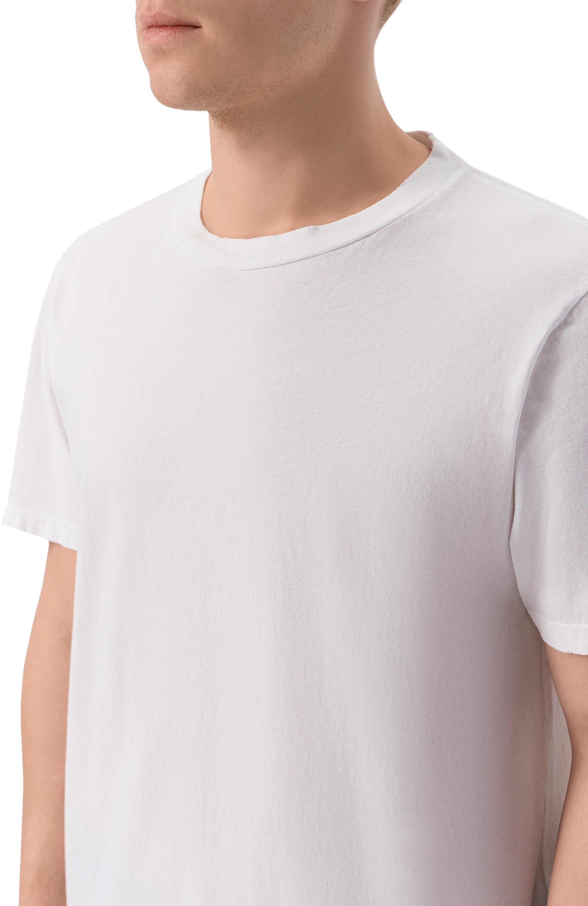 Хлопковая футболка NEVER ENOUGH белого цвета по цене 11100 руб., арт. 2B6M514-038/MTH056, фото 5 Хлопковая футболка NEVER ENOUGH, арт. 2B6M514-038/MTH056, фото 5