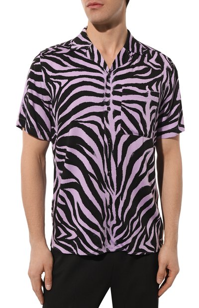 Рубашка из вискозы HUGO разноцветного цвета по цене 9860 руб., арт. 50490675, фото 3 Рубашка из вискозы HUGO, арт. 50490675, фото 3