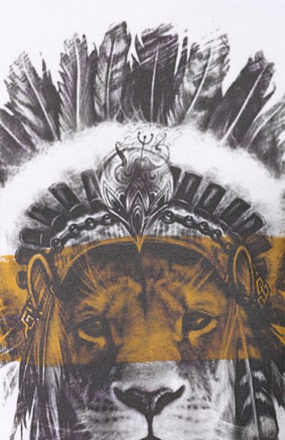 Хлопковая футболк а BISIBIGLIO, арт. LI0N MASK, фото 5