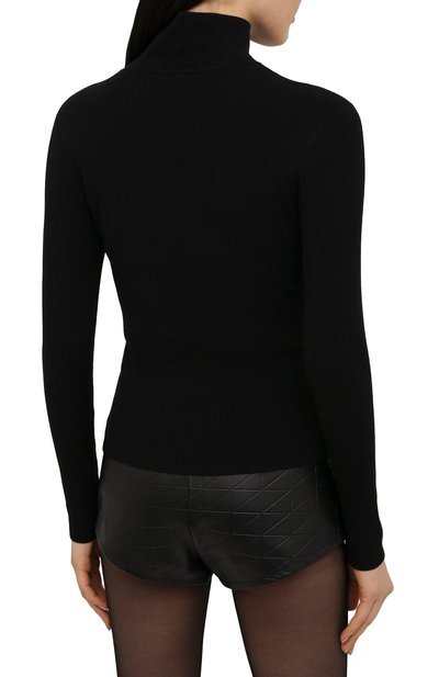 Шерстяная водолазка SAINT LAURENT черного цвета по цене 99350 руб., арт. 657202/YAZA2, фото 4 Шерстяная водолазка SAINT LAURENT, арт. 657202/YAZA2, фото 4