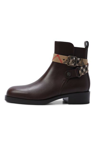 Кожаные ботинки huntley BURBERRY темно-коричневого цвета по цене 117000 руб., арт. 8128779, фото 4 Кожаные ботинки huntley BURBERRY, арт. 8128779, фото 4