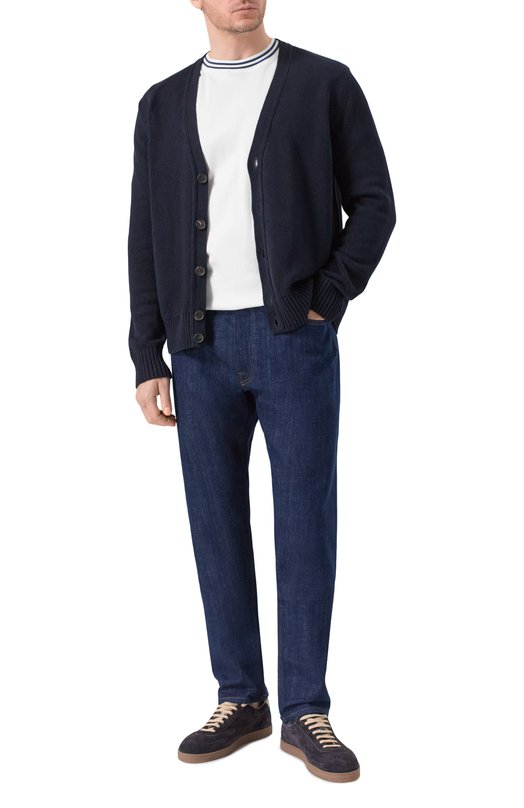 Хлопковая футболка Brunello Cucinelli M0B131386T Белый  M0B131386T Фото 2