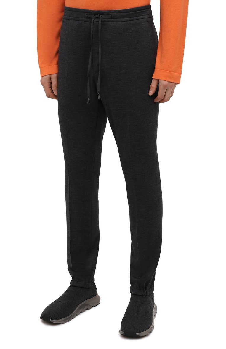 Шерстяные джоггеры ZEGNA, арт. 277749/6300GW, фото 3