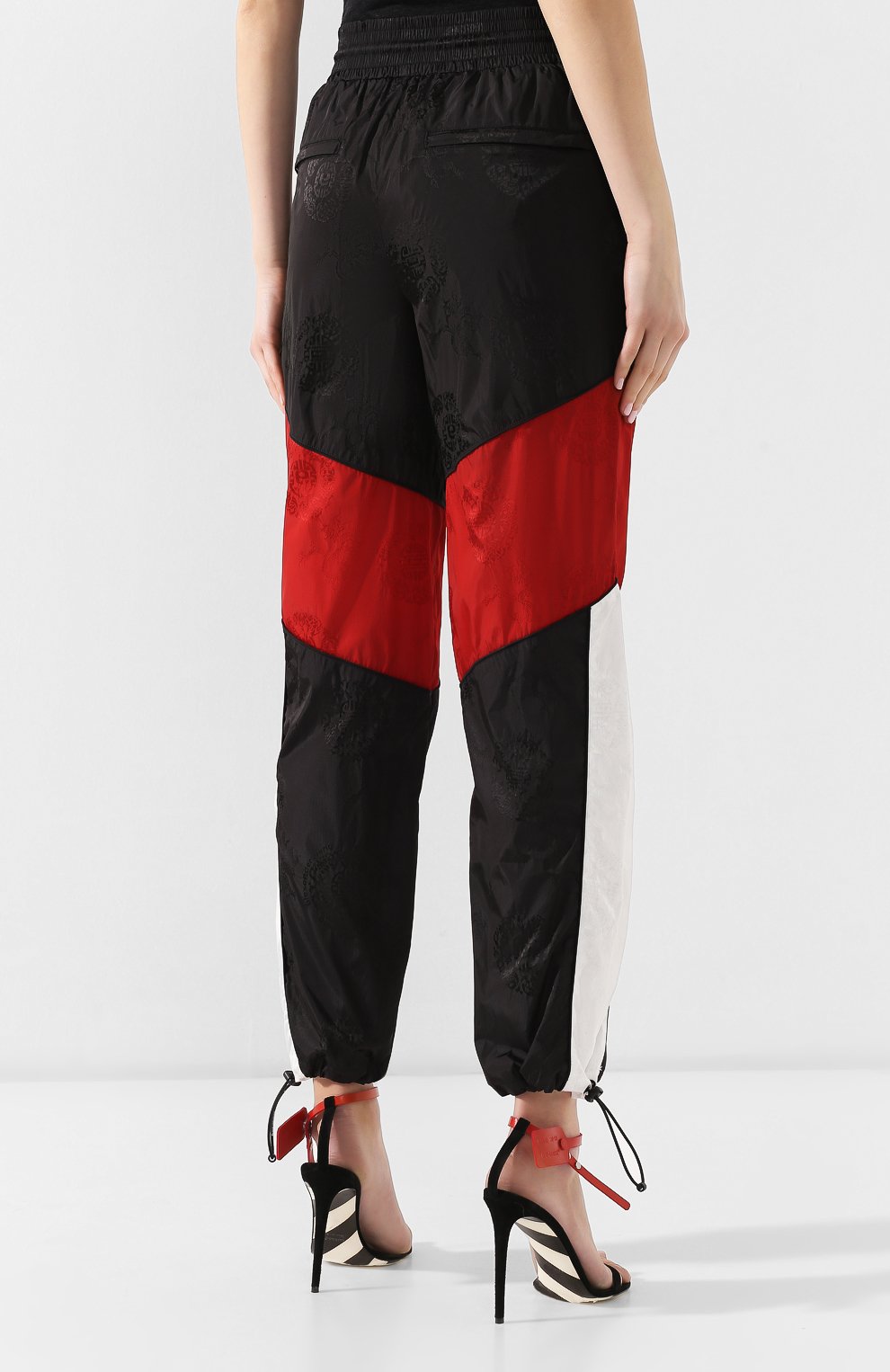 Брюки с поясом на кулиске ALEXANDER WANG, арт. 1W494101F5, фото 4