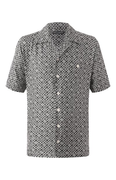 Мужская шелковая рубашка DOLCE & GABBANA, арт. G5JH9T/IS1XV