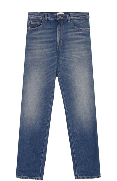 Джинсы прямого кроя с декоративными потертостями GUCCI, арт. 475630/XR615, фото 1