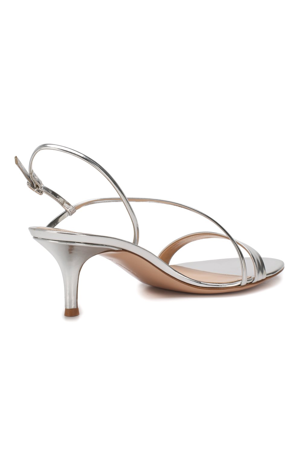 Кожаные босоножки manhattan  55 GIANVITO ROSSI, арт. G30142.55RIC.METARGE, фото 4