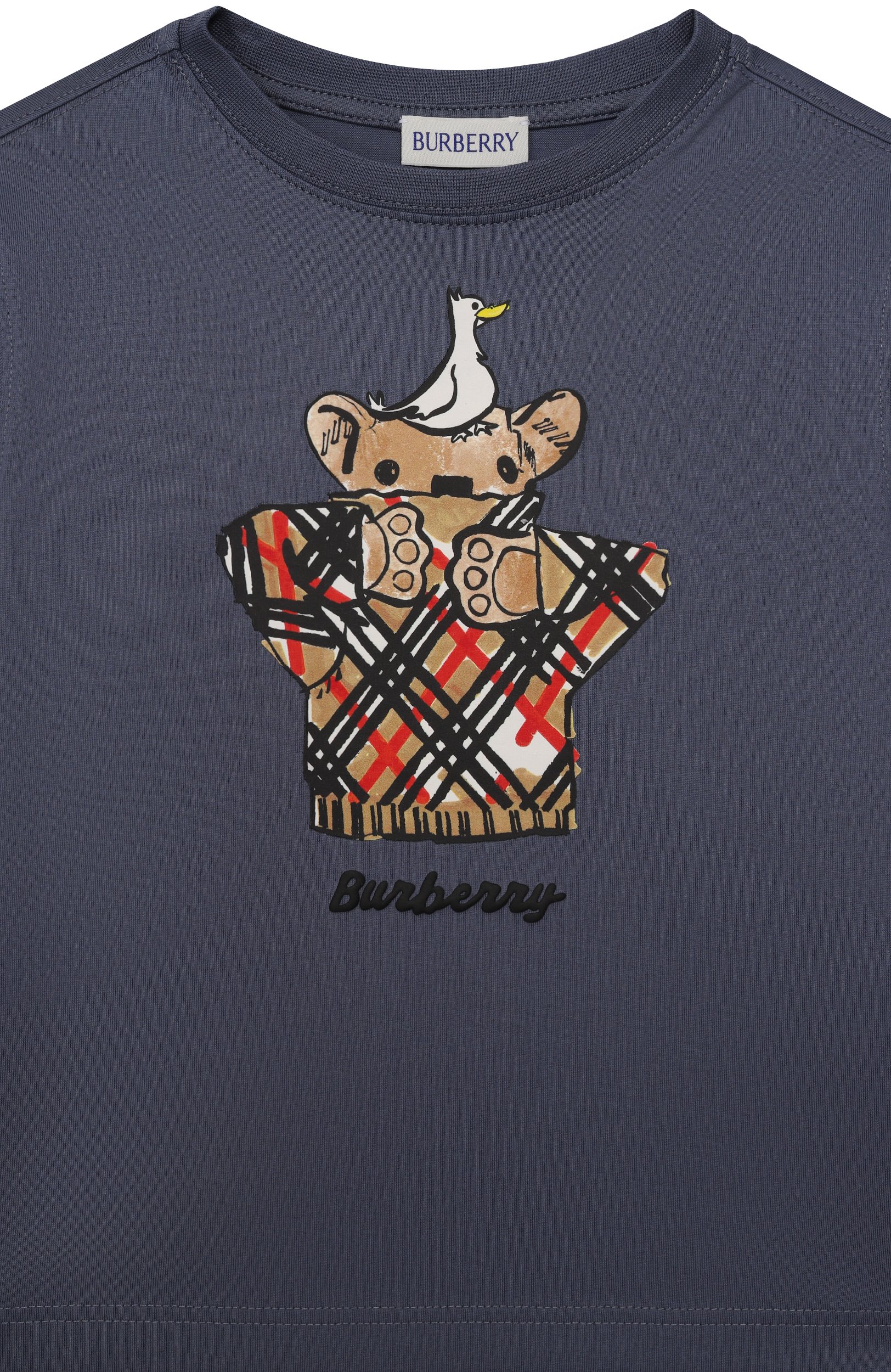 Хлопковая футболка BURBERRY, арт. 8132340, фото 3