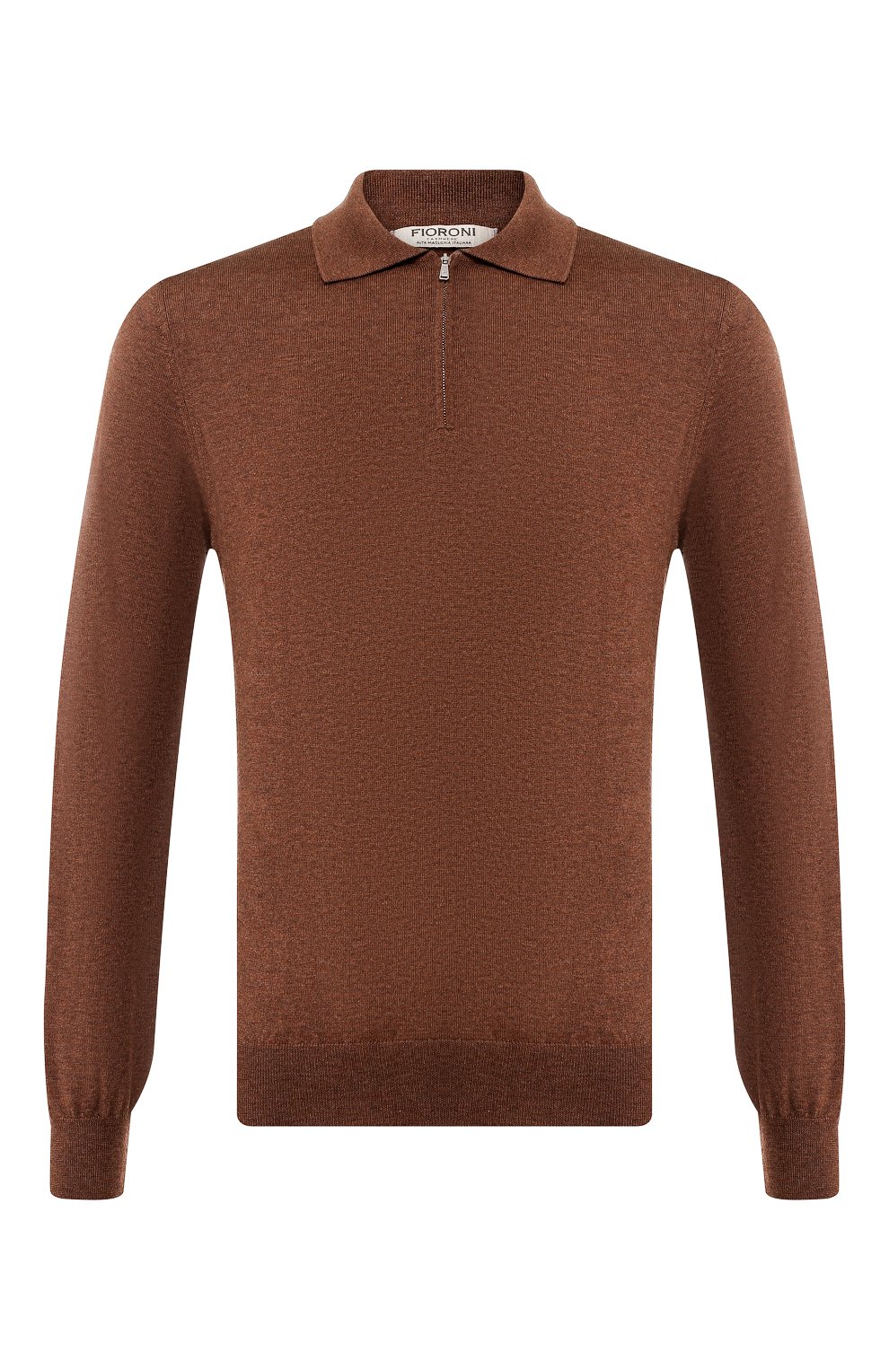Поло из смеси шерсти и кашемира FIORONI светло-коричневого цвета по цене 66100 руб., арт. M00T0C2, фото 1 Поло из смеси шерсти и кашемира FIORONI, арт. M00T0C2, фото 1