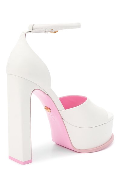 Кожаные босоножки VERSACE, арт. DST549S/DVT2P, фото 4