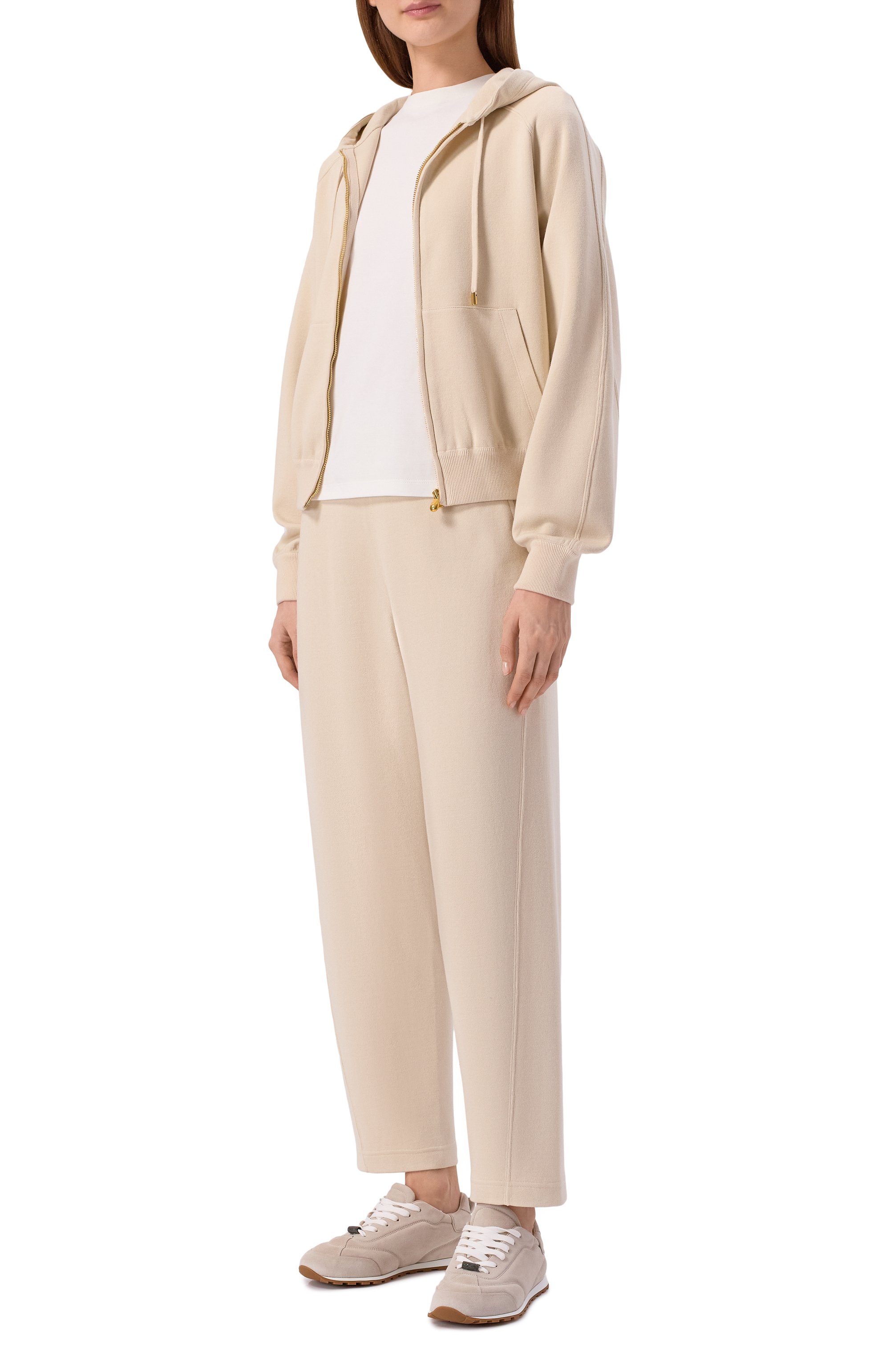 Брюки из хлопка и шелка LORO PIANA, арт. FAQ4699, фото 2