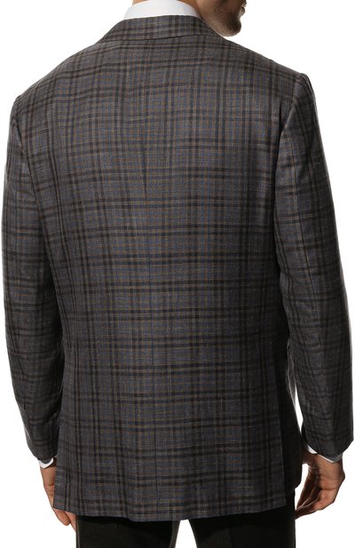 Пиджак из кашемира и шелка KITON, арт. UG81/6I33, фото 4