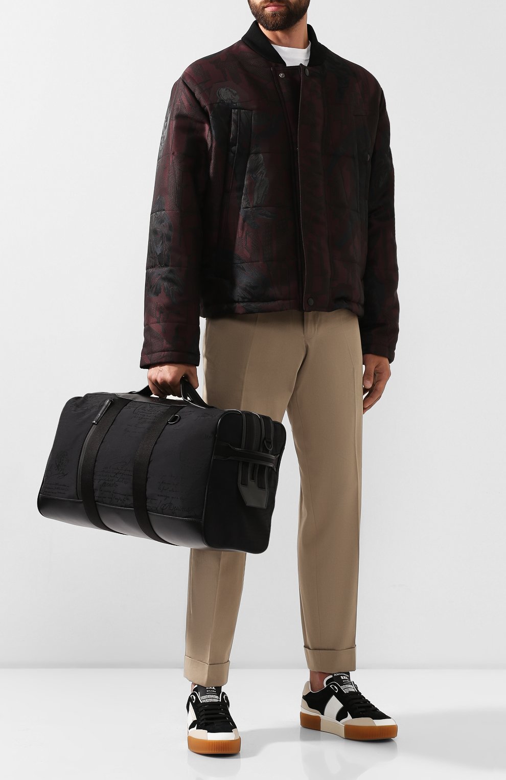 Текстильная дорожная сумка BERLUTI, арт. M183357, фото 2