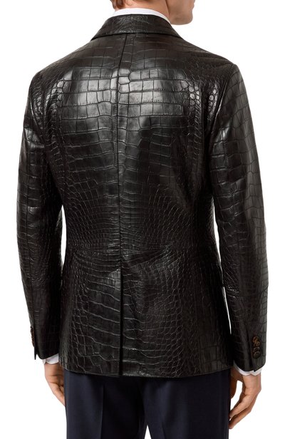 Пиджак из кожи крокодила GIORGIO ARMANI, арт. RSG05P/RSP10, фото 4