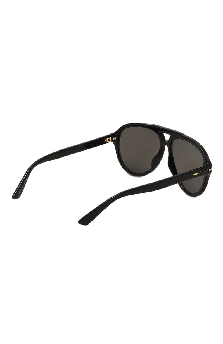 Женские солнцезащитные очки GUCCI черного цвета, арт. GG1443S 002 | Фото 5 (Региональные ограничения белый список (Axapta Mercury): Не проставлено; Нос: Не проставлено; Кросс-КТ: С/з-унисекс; Материал: Пластик; Тип очков: С/з; Оптика Гендер: оптика-унисекс; Очки форма: Авиаторы)