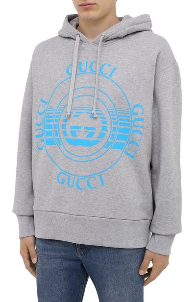 Хлопковое худи GUCCI, арт. 475374/XJCS0, фото 3