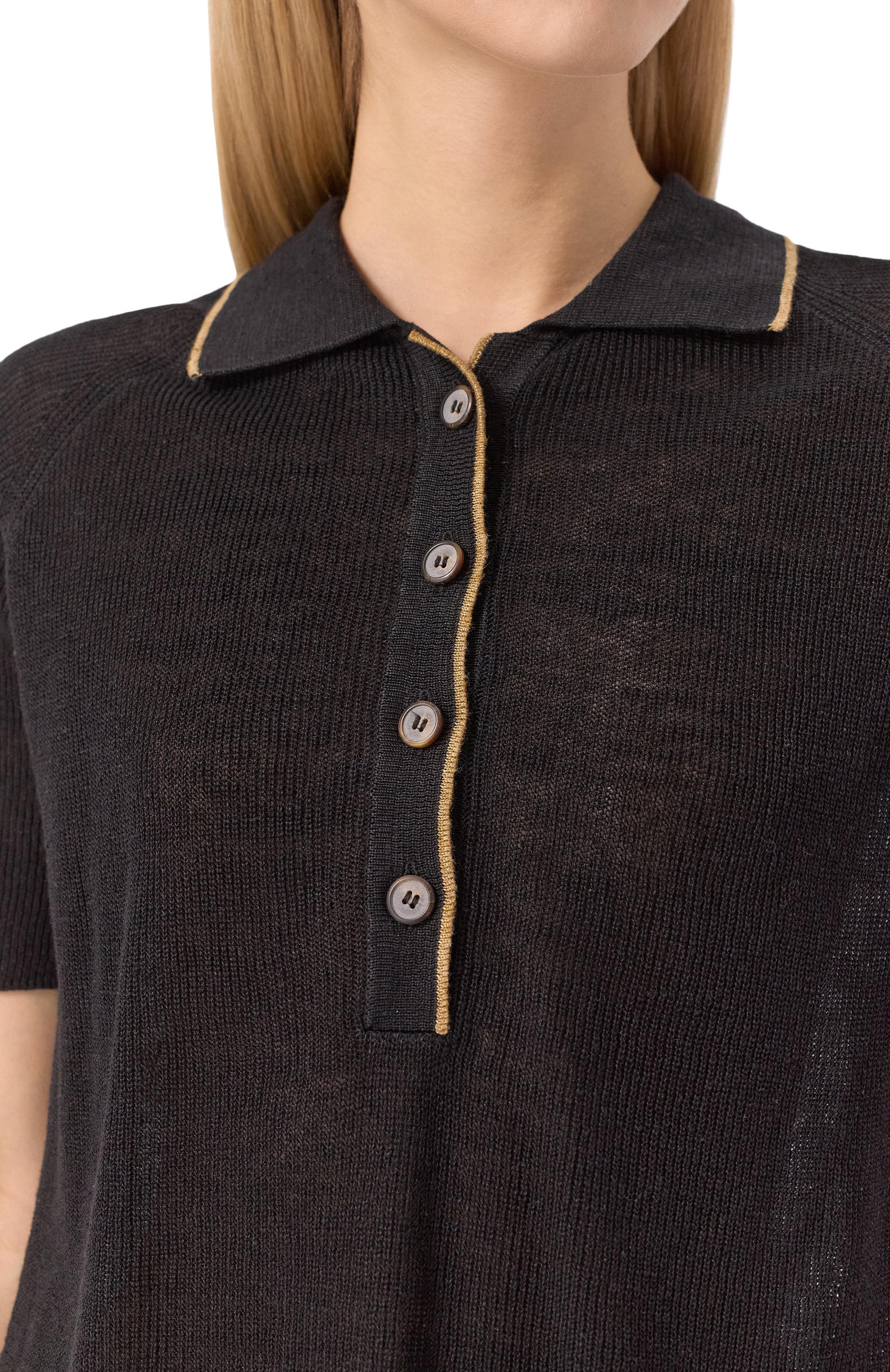 Льняное поло GRAN SASSO, арт. 57240/24840, фото 5