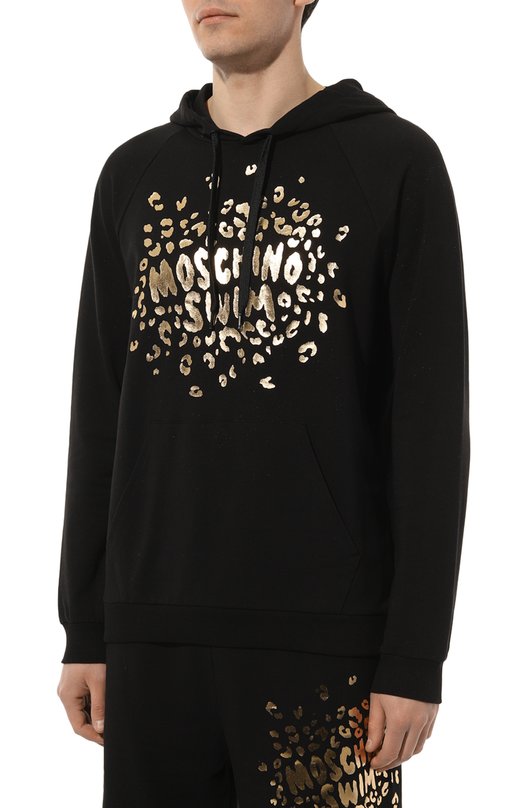Хлопковое худи Moschino 3